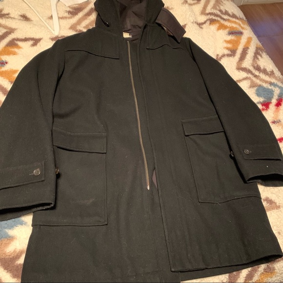 Zipped Pea Coat with hood - Picture 4 of 5